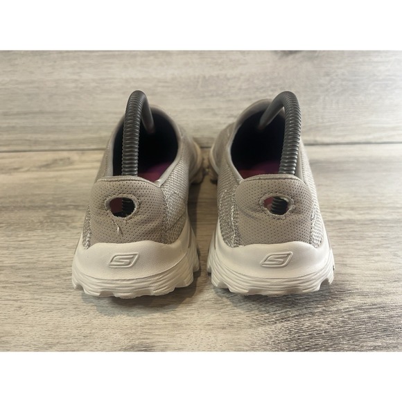 Skechers GoWalk 2 Shoes Women's Size 9.5 Beige Taupe Slip On Loafers 13590 - Picture 4 of 8